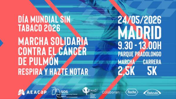 portada marcha solidaria contra el cancer de pulmon respira y hazte notar